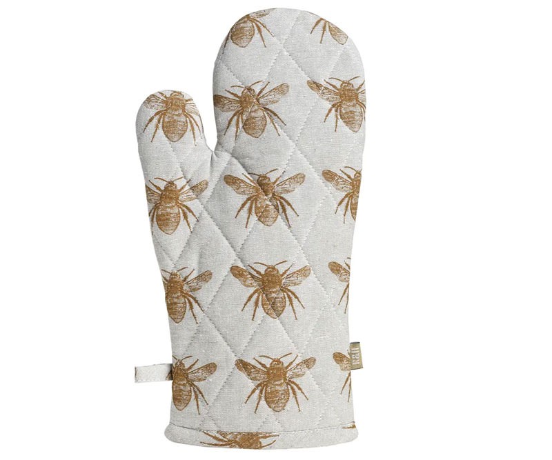 Mustard Honey Bee Oven Glove